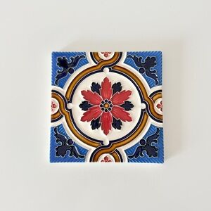 Portuguese Azulejo Hand Painted Art Tile Ceramic Telmo Pereira Portugal